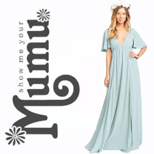 Show Me Your MuMu Faye Flutter Maxi Dress XXL